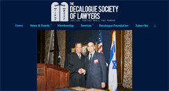 Desktop Screenshot of decaloguesociety.org